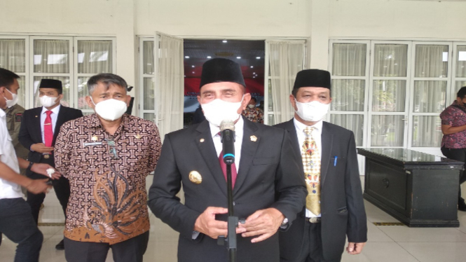 Gubernur Sumatera Utara Edy Rahmayadi 