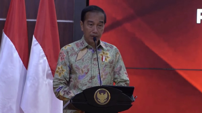 Presiden Jokowi membuka Rakernas BKKBN Banggakencana dan Program Pengurangan
