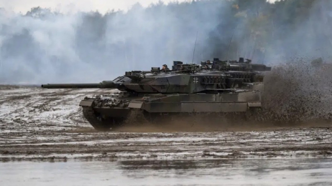 Jerman akan mengirim Tank Leopard 2A6 ke Ukraina.