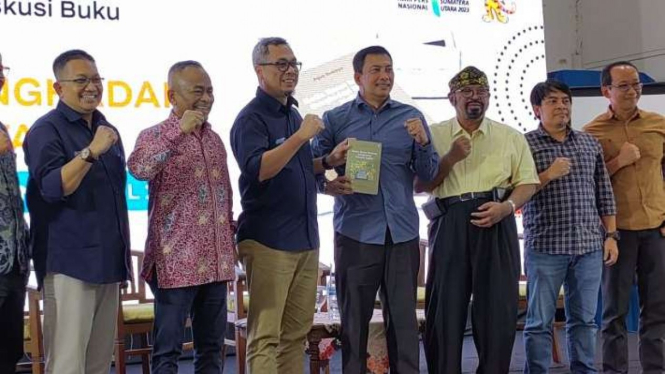 Seminar nasional dan diskusi buku "Media Massa Nasional Menghadapi Disrupsi Digital" yang diluncurkan dalam rangka Hari Pers Nasional 2023 di Kantor Dewan Pers, Jakarta Pusat, Rabu, 25 Januari 2023.