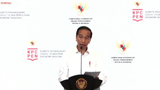 Jokowi Cerita Rakyat Bisa Rusuh Jika Indonesia Lockdown Saat awal Pandemi