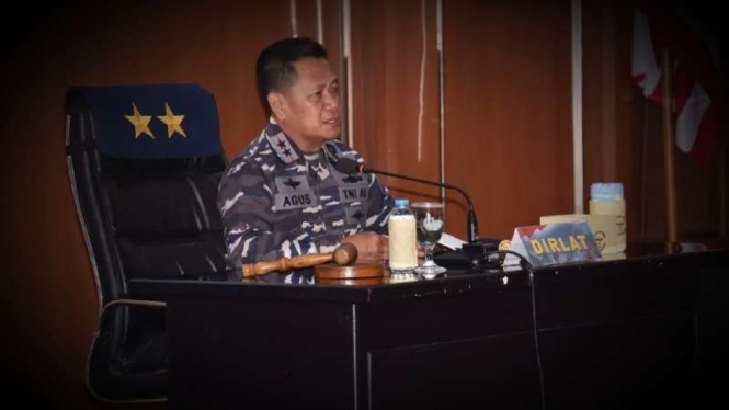VIVA Militer: Laksda TNI Agus Hariadi ketika masih menjabat Pangkolinlamil