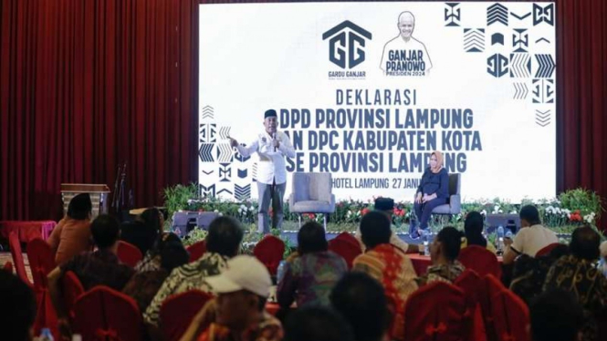 Relawan Gardu Ganjar mengukuhkan kepengurusan DPD dan DPC di Lampung