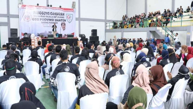  Kepengurusan relawan Ganjaran Buruh Berjuang (GBB) Banten dikukuhkan