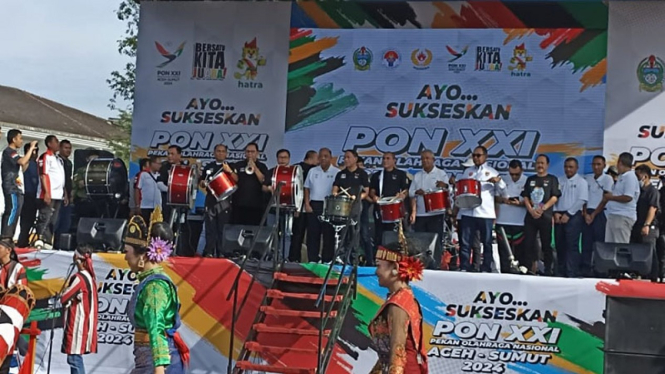 Launching Maskot, Lagu PON, dan Tagline di PON Aceh-Sumut 2024