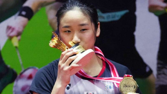Pebulutangkis Korea Selatan, An Se-young juara Indonesia Masters 2023