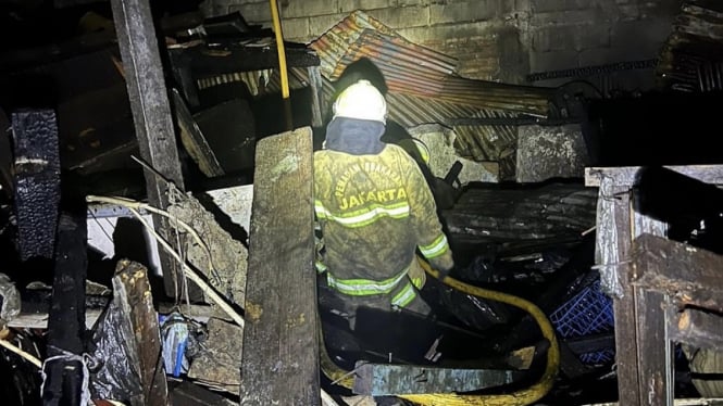 Rumah di Tanjung Priok terbakar karena STB korslet