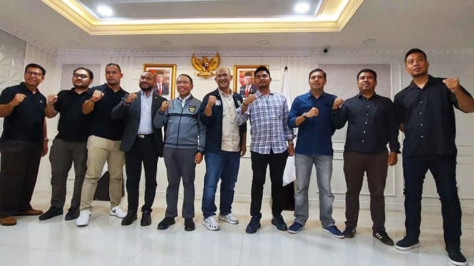 Pertemuan perwakilan klub Liga 2 dengan Menpora Zainuddin Amali 