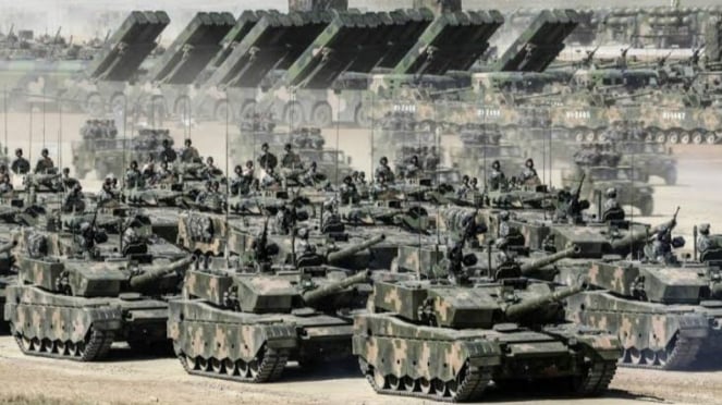 VIVA Militer: Armada tank tempur Tentara Pembebasan Rakyat China (PLA)