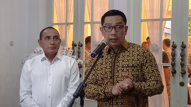 Ridwan Kamil Bersama Edy Rahmayadi di Medan, Sumatera Utara