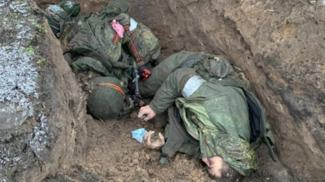 VIVA Militer: Mayat tentara Ukraina di Republik Rakyat Donetsk