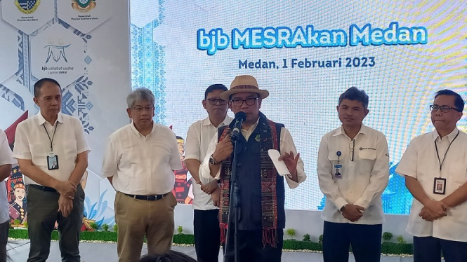 Gubernur Jawa Barat Ridwan Kamil di Medan, Sumatera Utara