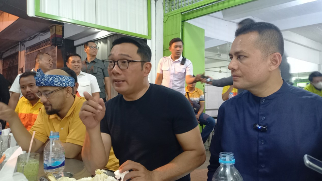 Ridwan Kamil Bersama Ketua DPD Golkar Sumatera Utara Musa Rajekshah