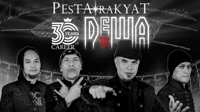 Konser Pesta Rakyat 30 Tahun Dewa 19 di Jakarta International Stadium
