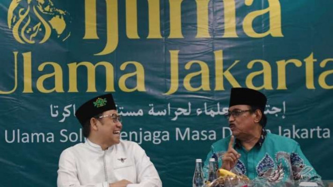 Ketua Umum Partai Kebangkitan Bangsa (PKB) Muhaimin Iskandar menghadiri Ijtima Ulama Ketua Umum Partai Kebangkitan Bangsa (PKB) Muhaimin Iskandar menghadiri Ijtima Ulama