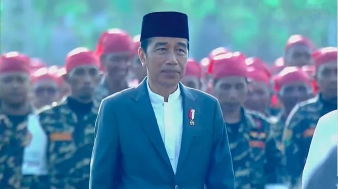 Presiden Jokowi menghadiri Harlah 1 Abad NU di Sidoarjo, Jawa Timur