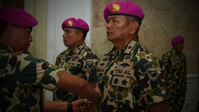 VIVA Militer: Brigjen TNI Mar Suherlan dilantik jadi Wadan Korps Marinir.