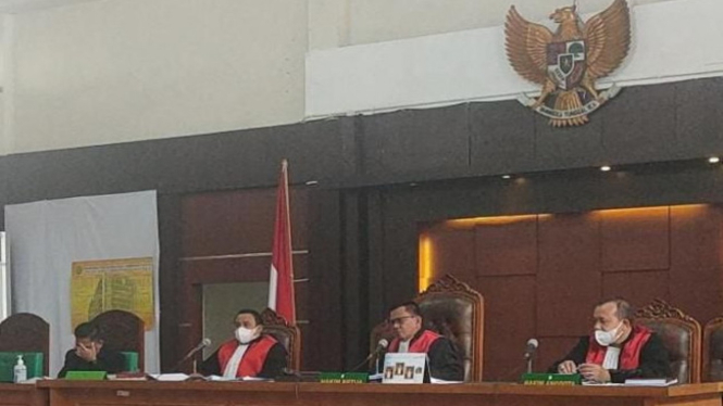 Sidang Kasus korupsi eks kades di PN Tindak Pidana Korupsi Palembang
