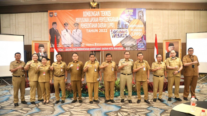 Bimbingan teknis LPPD Kota Makassar Tahun 2023