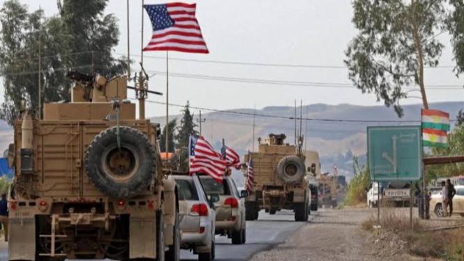 VIVA Militer: Kendaraan tempur militer Amerika Serikat di Irak