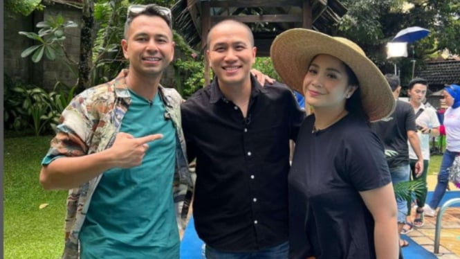 Raffi Ahmad, Ressa Herlambang dan Nagita Slavina 