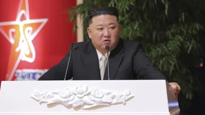 Pemimpin Korea Utara, Kim Jong Un.