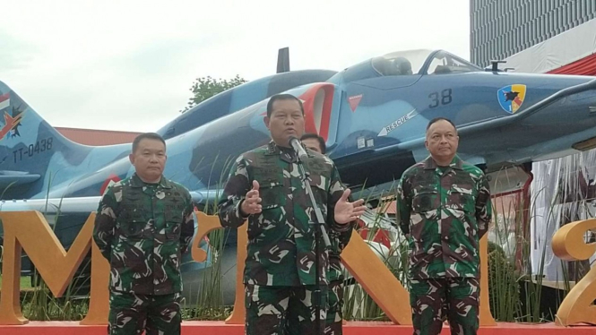 VIVA Militer: Panglima TNI Yudo Margono dan tiga Kepala Staf TNI