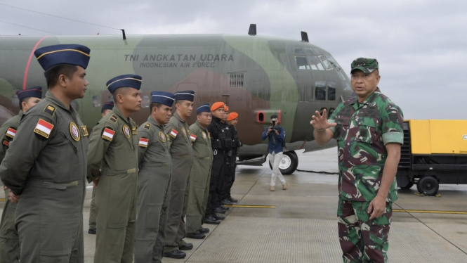 Masa Tugas Pesawat Hercules TNI AU yang Lakukan Operasi Kemanusiaan di Turki Diperpanjang