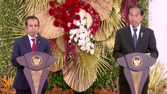 Presiden Jokowi menerima PM Republik Demokratik Timor Leste Taur Matan Ruak