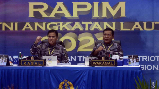 VIVA Militer: KSAL Laksamana TNI Muhammad Ali dan Wakasal Laksdya Ahmadi Heri P.