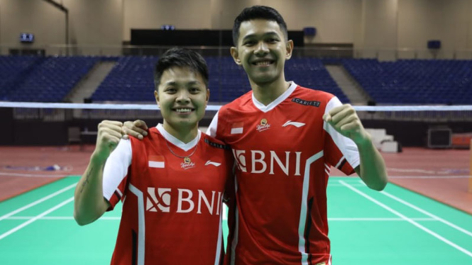 Atlet bulutangkis Indonesia, Fajar Alfian dan Apriyani Rahayu