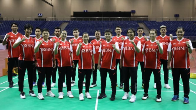 Skuad Indonesia di Badminton Asia Mixed Team Championships 2023