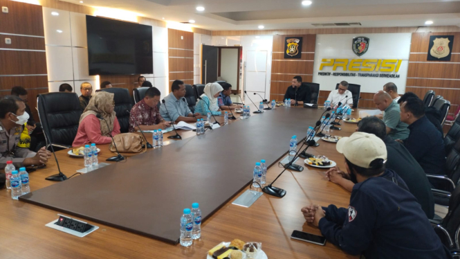 Pertemuan Pemkot Bekasi dengan Dirreskrimum Polda Metro Jaya Kombes Hengky