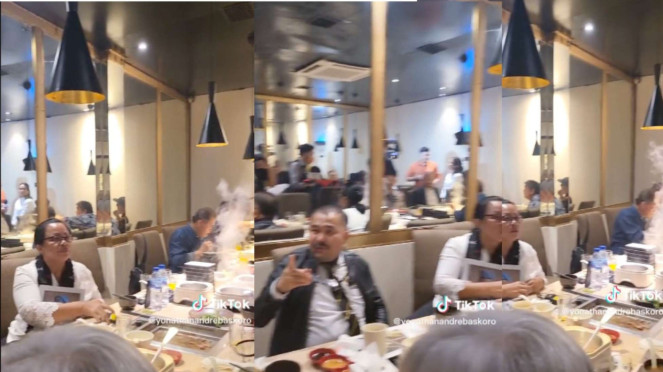 Keluarga Brigadir J Makan-makan