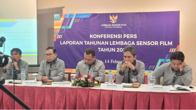 Konferensi Pers Lembaga Sensor Film (LSF) di Jakarta