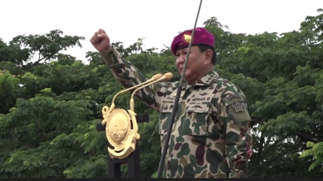 VIVA Militer: Menhan RI Letjen TNI (Purn.) Prabowo Subianto