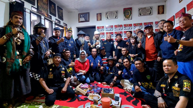 Kornas Ganjarist silaturrahmi dengan Garda Nusantara Indonesia