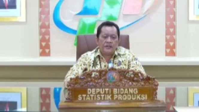 Deputi Bidang Statistik Produksi BPS, M. Habibullah.