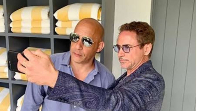 Vin Diesel dan Robert Downey Jr.