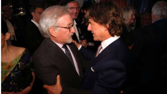 Steven Spielberg dan Tom Cruise