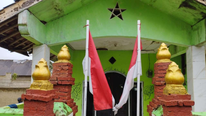 Lokasi aliran sesat pemuja kuburan kosong di Tangerang.