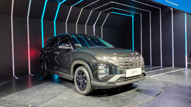 VIVA Otomotif: Peluncuran Hyundai Creta Dynamic Black Edition di IIMS 2023