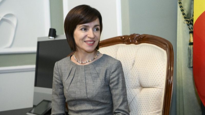 Presiden Moldova Maia Sandu.