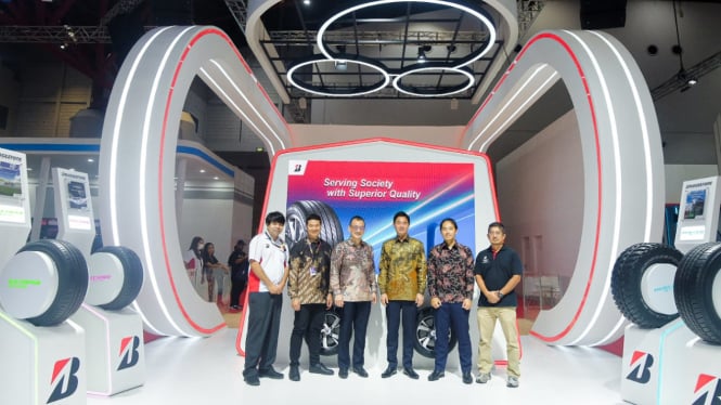 VIVA Otomotif: Booth Bridgestone di pameran IIMS 2023