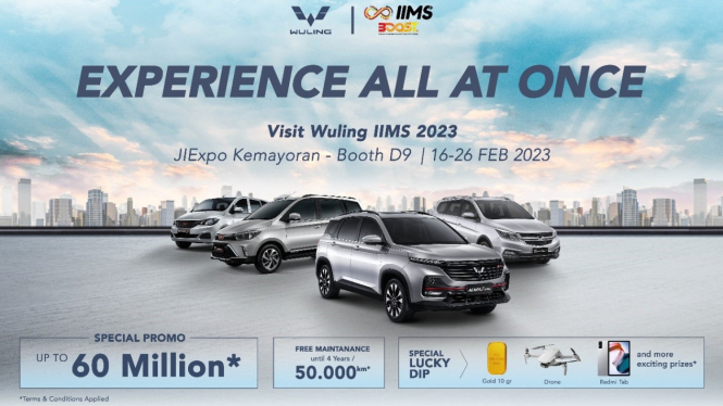 Promo Wuling di IIMS 2023