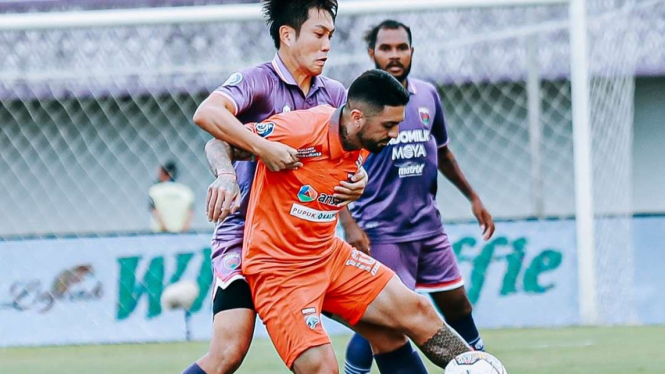 Duel Persita Tangerang vs Borneo FC Samarinda