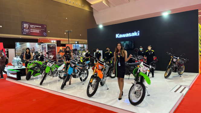 VIVA Otomotif: Booth Kawasaki di IIMS 2023