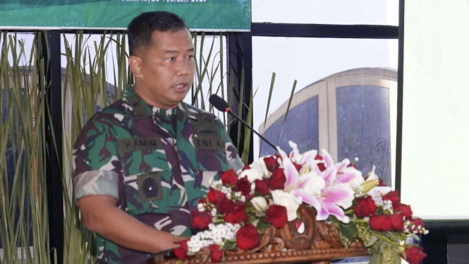 VIVA Militer: Kadispenad Brigjen TNI Hamim Tohari buka Rakernispen TNI AD 2023