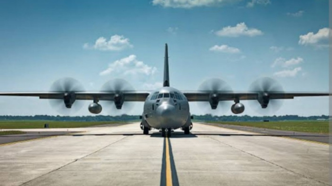 VIVA Militer: Pesawat angkut militer C-130J Super Hercules buatan AS