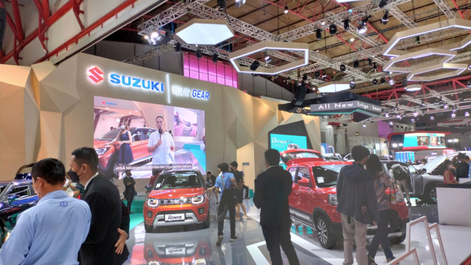 VIVA Otomotif: Booth Suzuki di pameran IIMS 2023